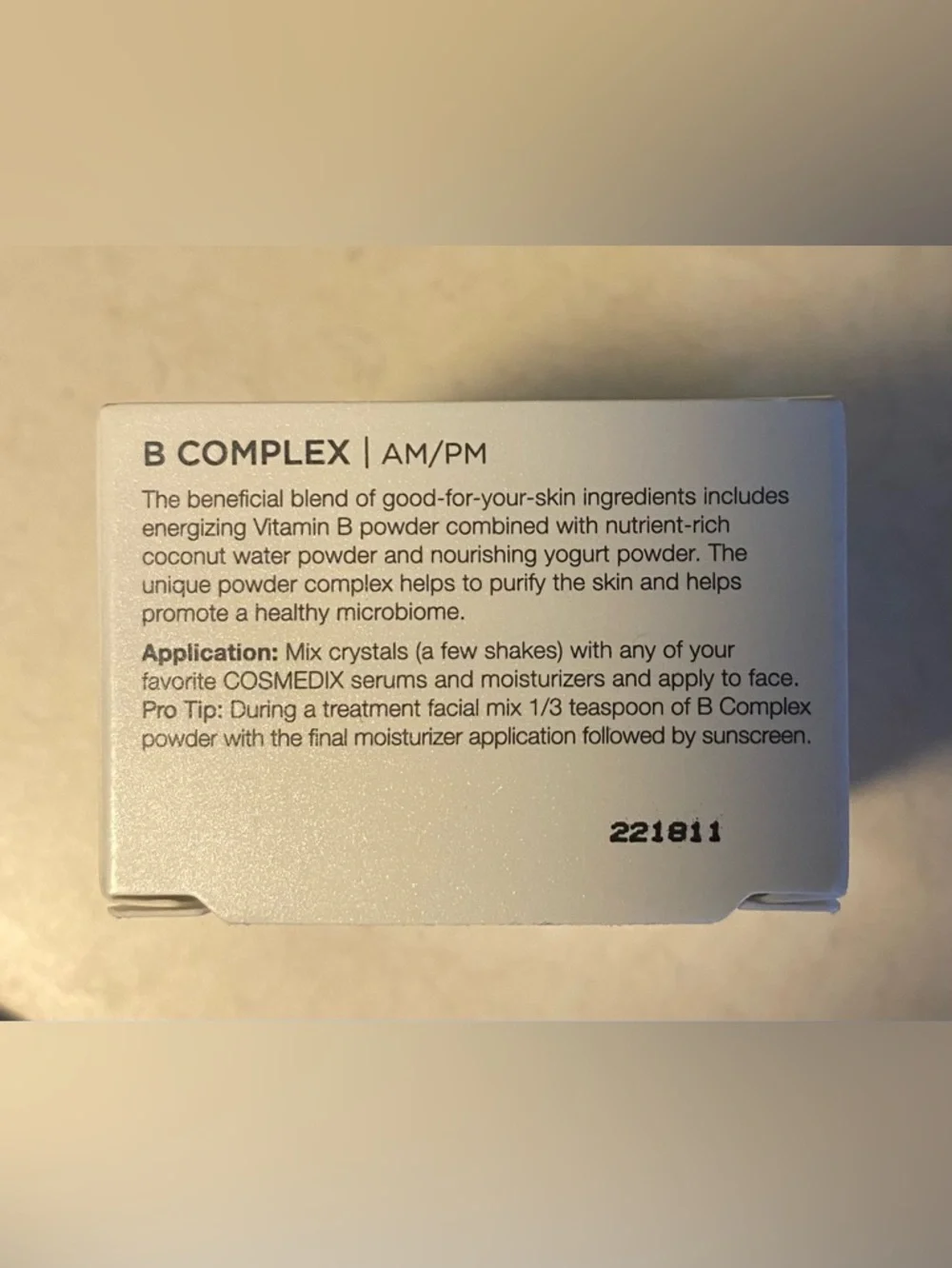 Cosmedix B Complex Vitamin B Boosting Powder